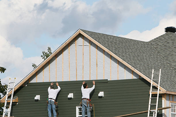 Professional Siding Replacement technician working in Jessup, MD